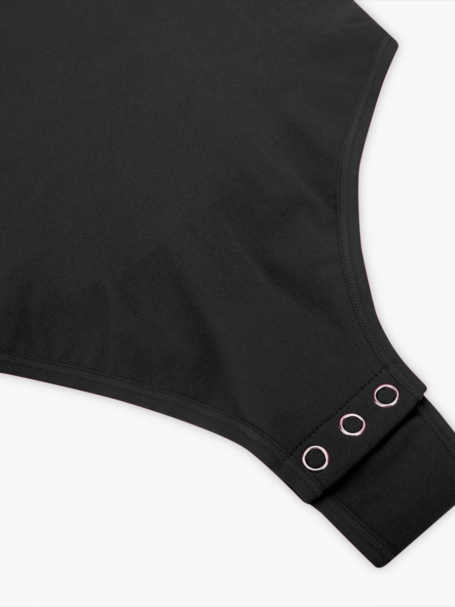 V-hals Sculpting T-shirt Bodysuit