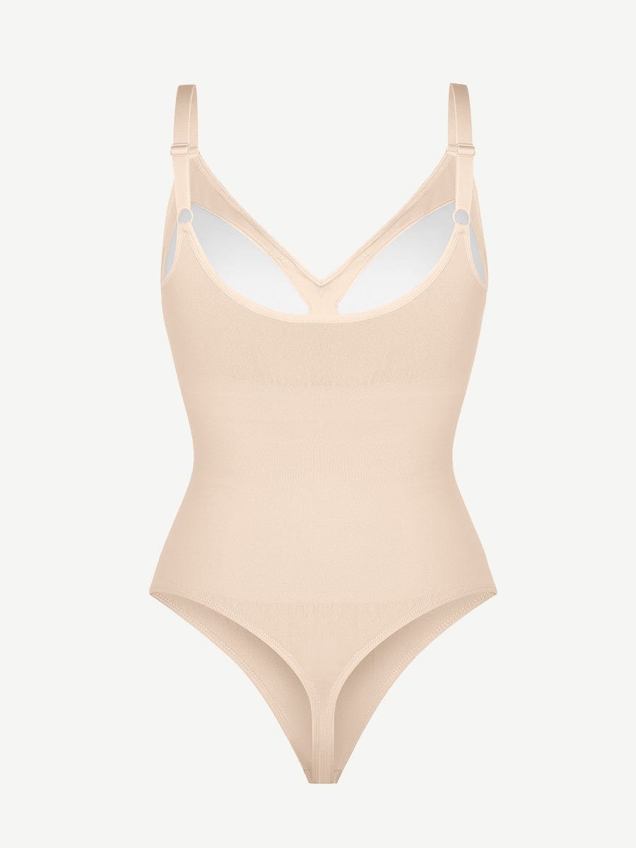Naadloze Sculpt Bodysuit – Ingebouwde BH