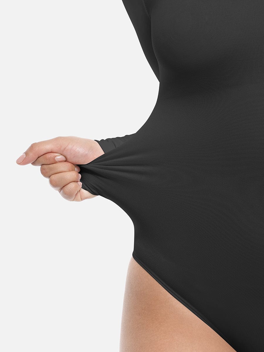 Lange Mouwen String Bodysuit