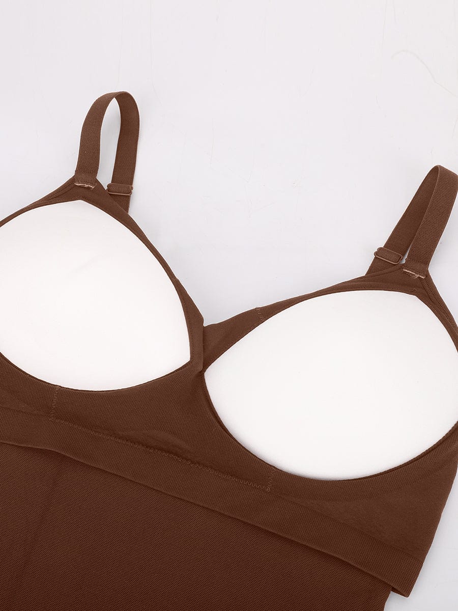 Naadloze Sculpt Bodysuit – Ingebouwde BH